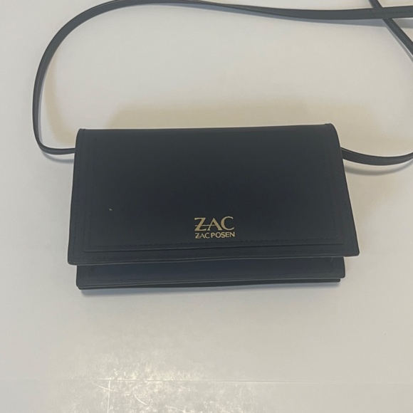 Zac Posen blue with flowers like new handbag - Picture 4 of 6